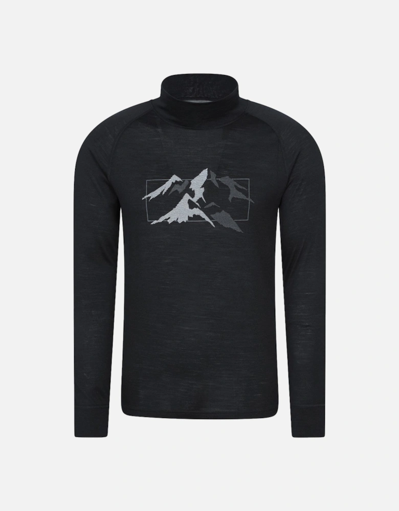 Unisex Adult Quest Merino Wool Long-Sleeved Thermal Top