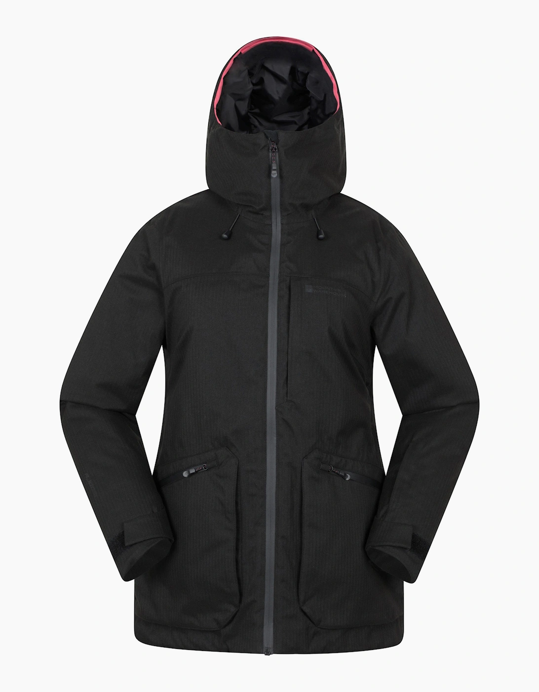 Mountain Warehouse Women's Mountain Warehouse Womens/Ladies Verbier Textured Waterproof Ski Jacket - Black