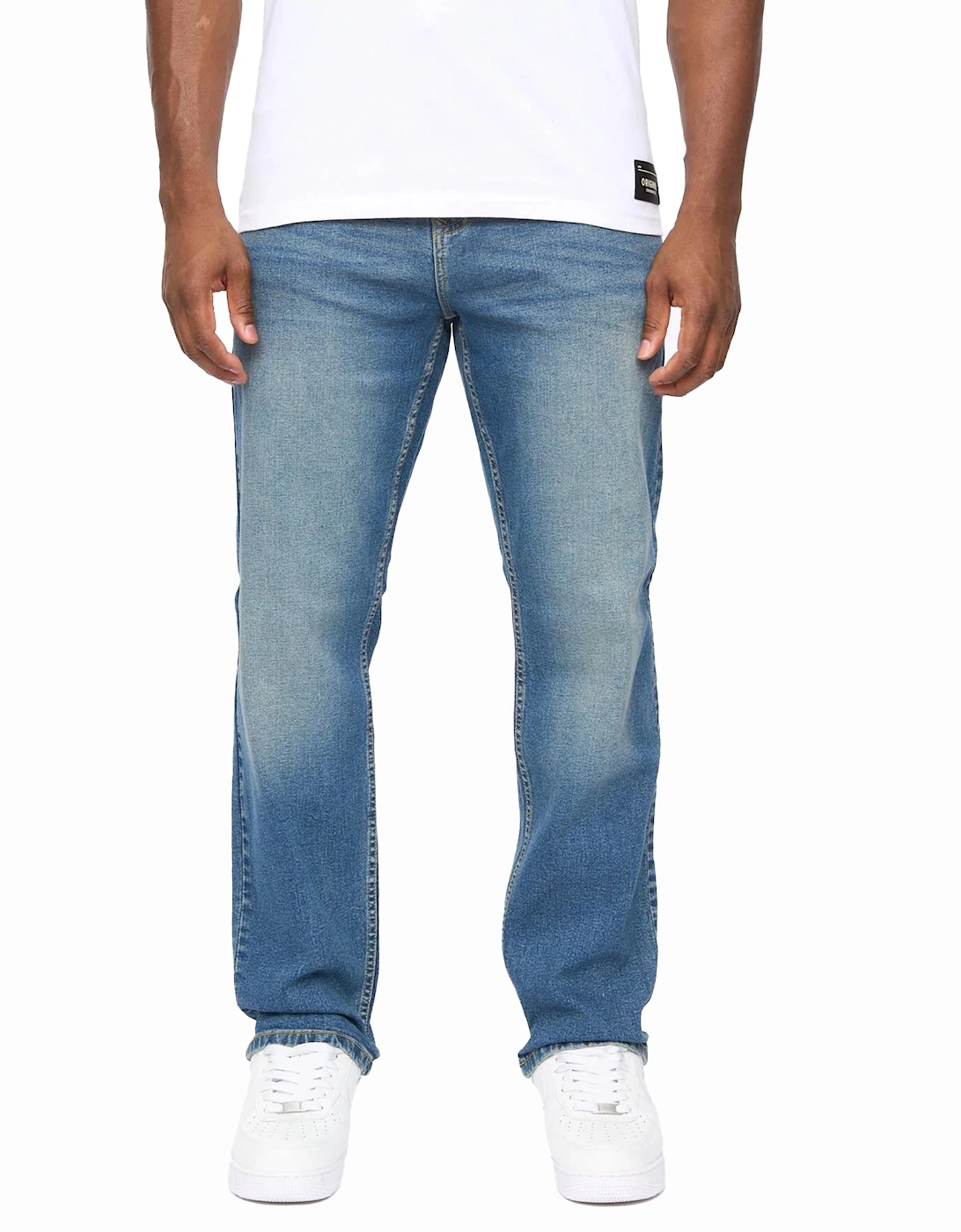Mens Detendu Relaxed Fit Jeans, 5 of 4