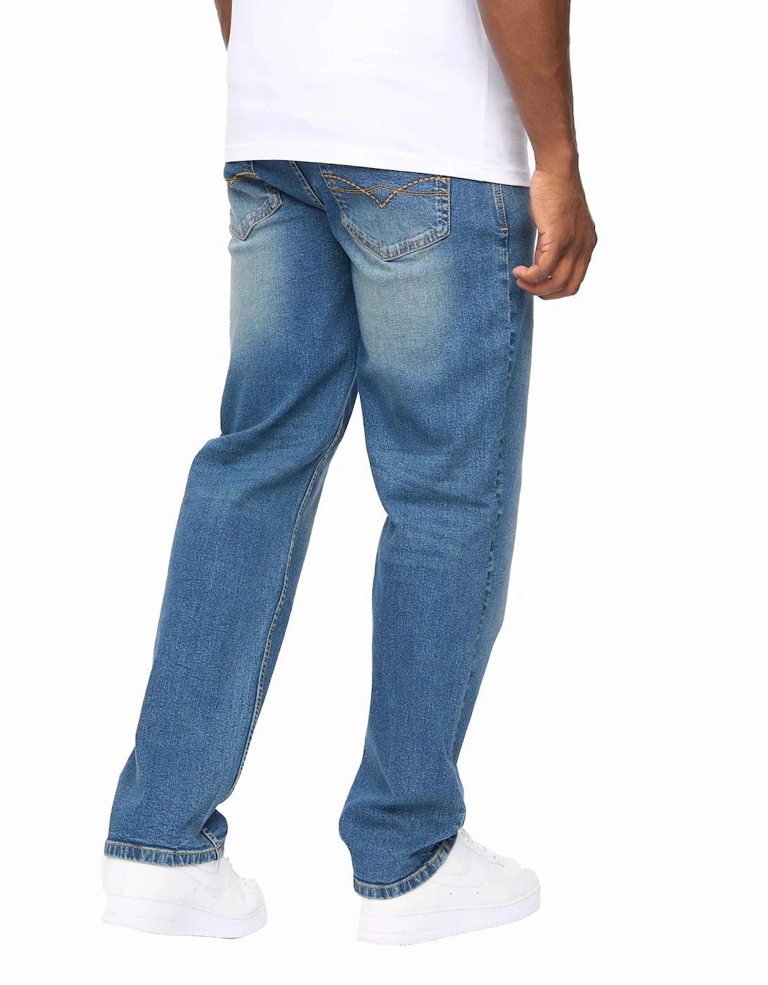 Mens Detendu Relaxed Fit Jeans