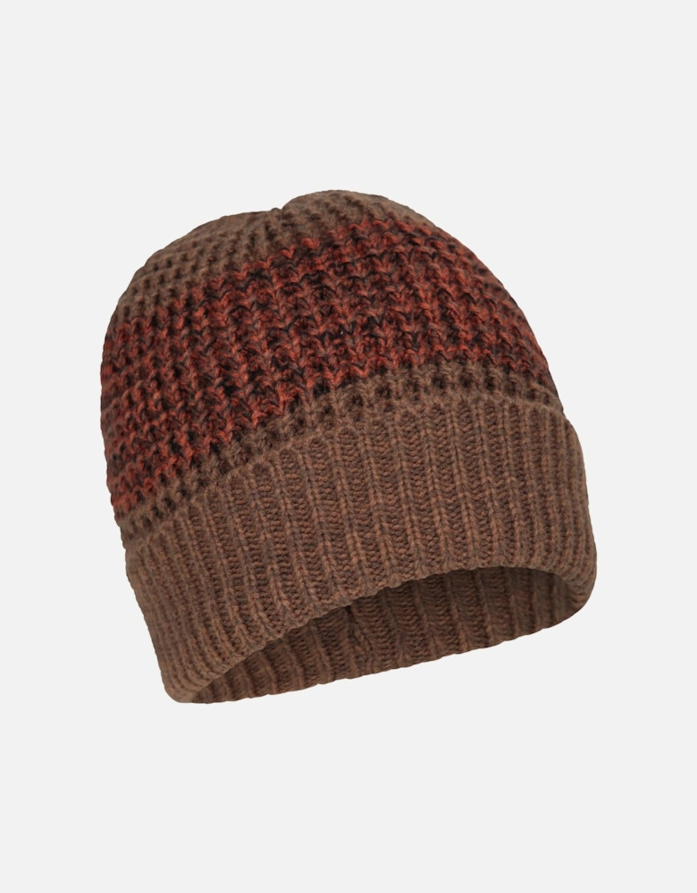 Mens Thermal Two Tone Melange Beanie