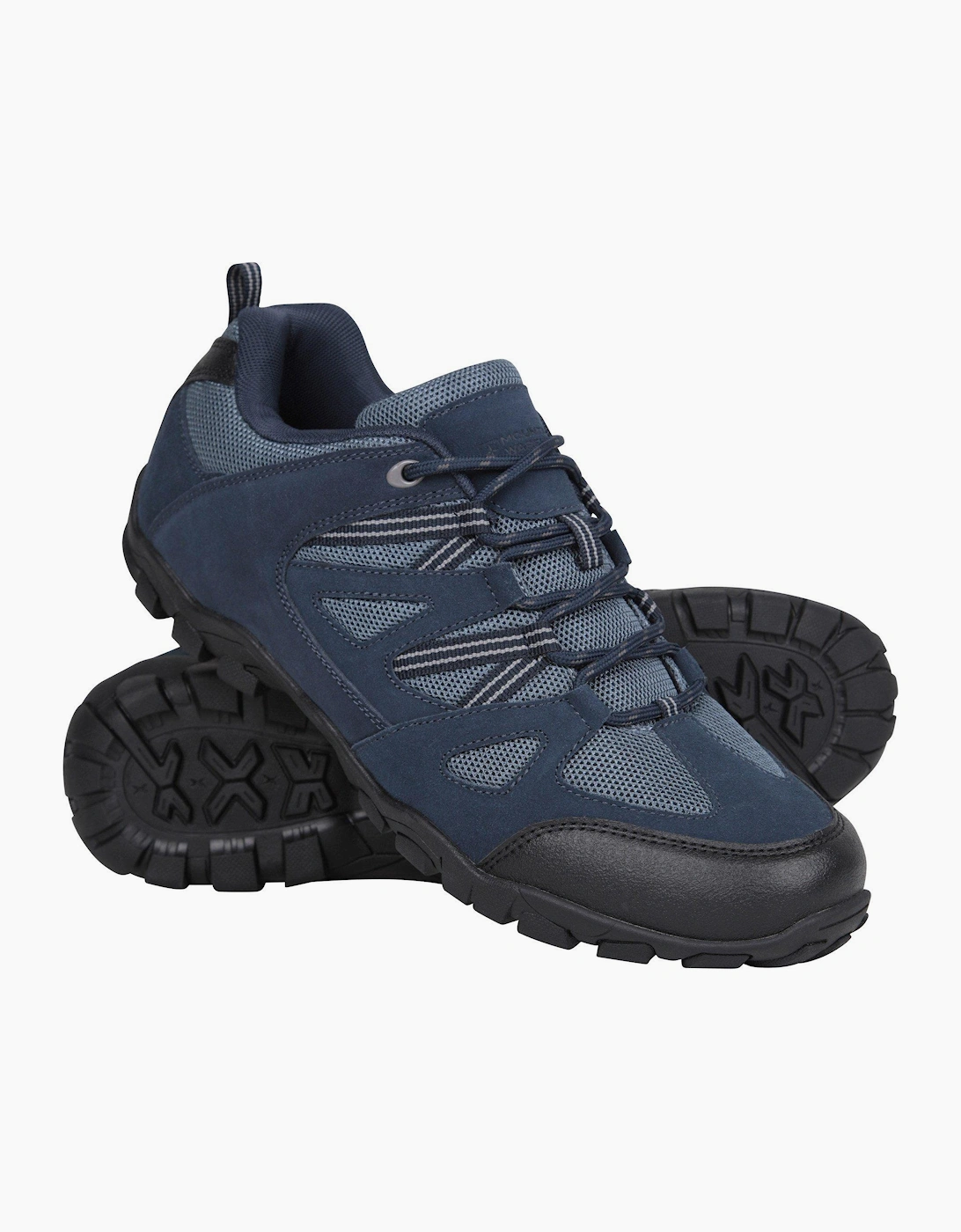 Mountain Warehouse Men's Navy Outdoor Iii Suede Walking Shoes - Size 13 UK
