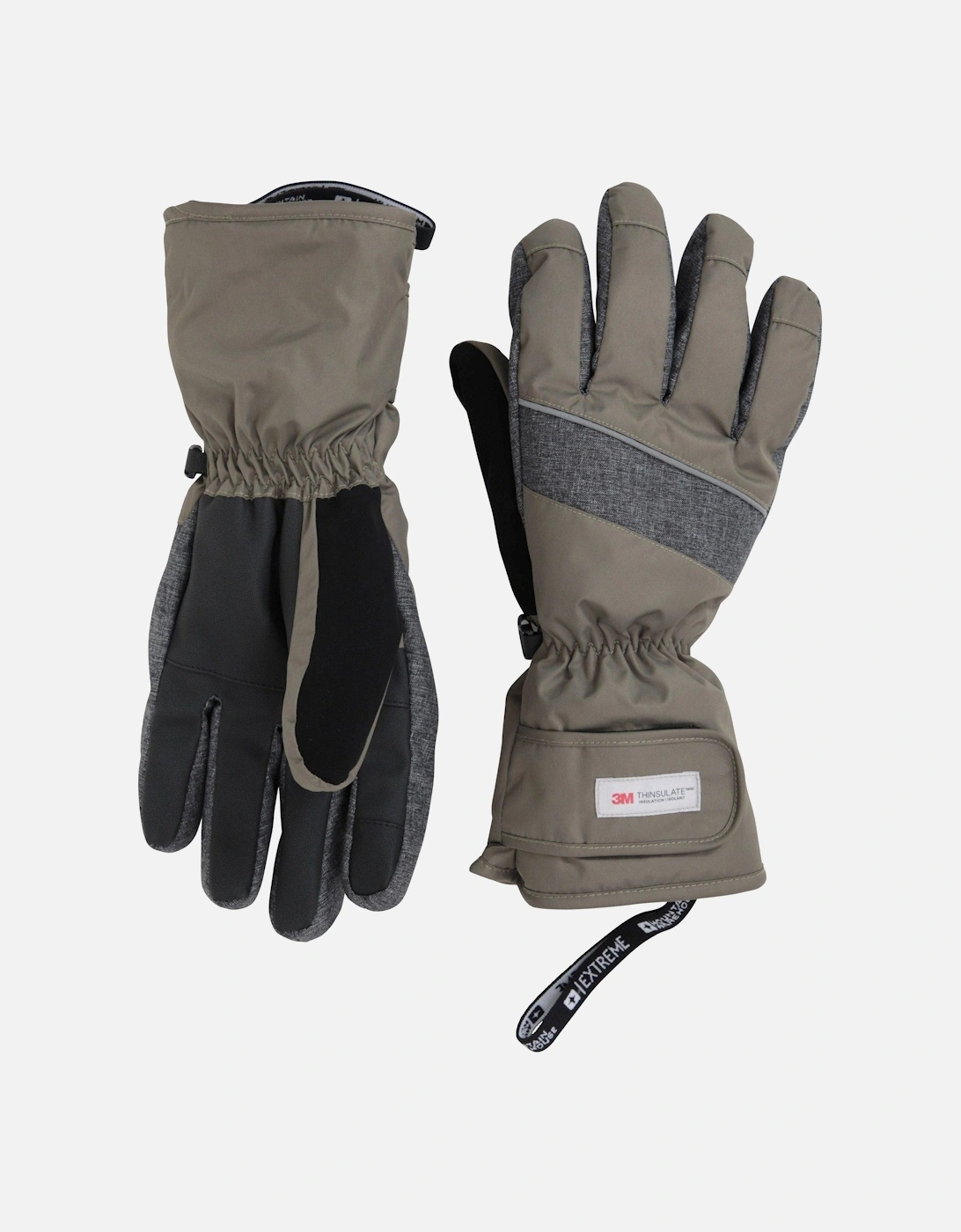 Men's Mountain Warehouse Mens Thinsulate Ski Gloves - Green - Size: M