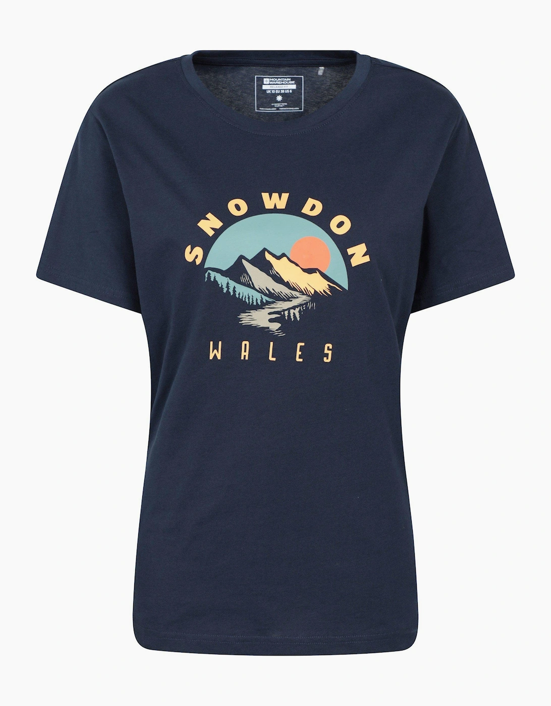 Mountain Warehouse Women's Navy / Snowdon Relaxed Fit Short-Sleeved T-Shirt - Size: 10