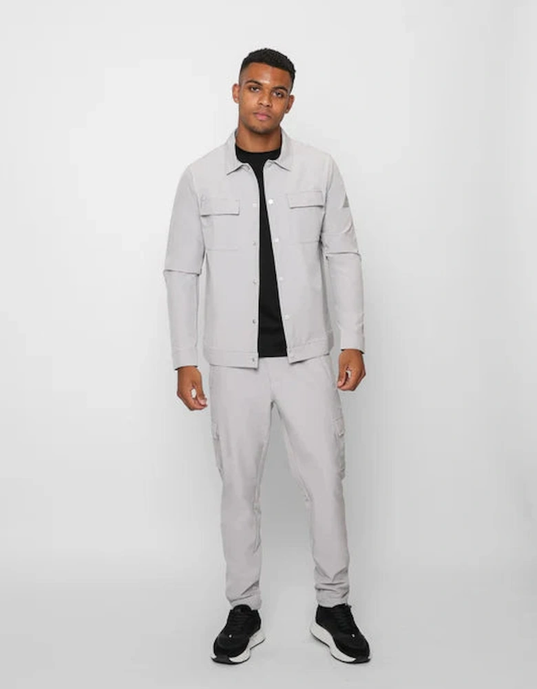 Luxe Overshirt - Lt Grey