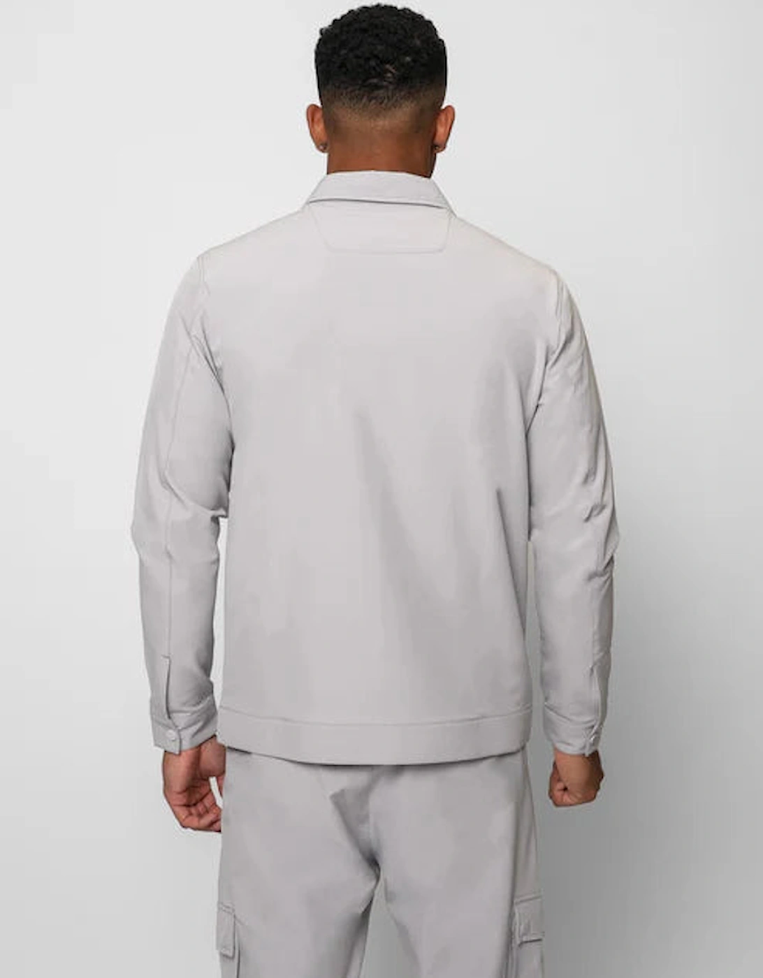 Luxe Overshirt - Lt Grey