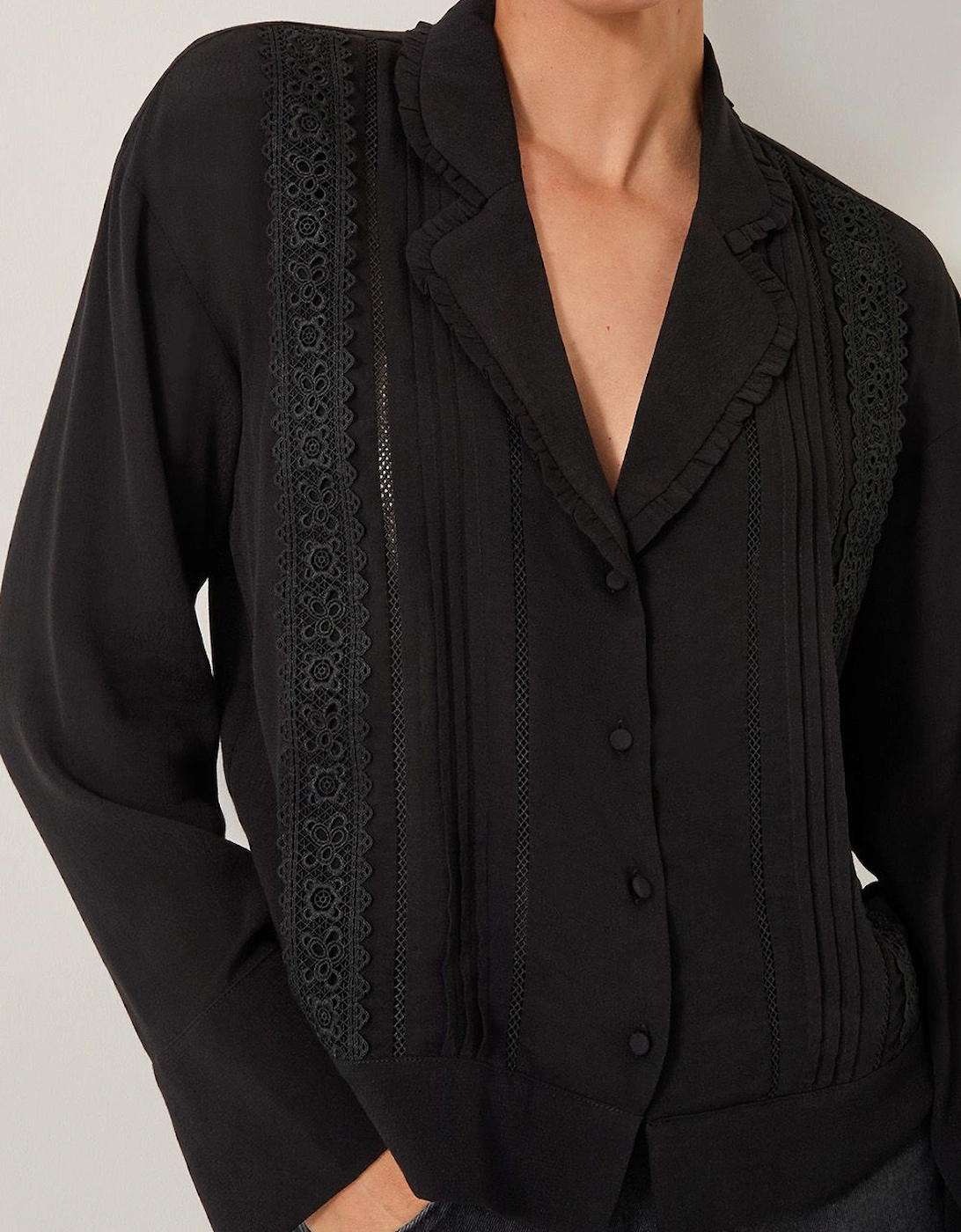 Tamara Lace Blouse Black, 2 of 1