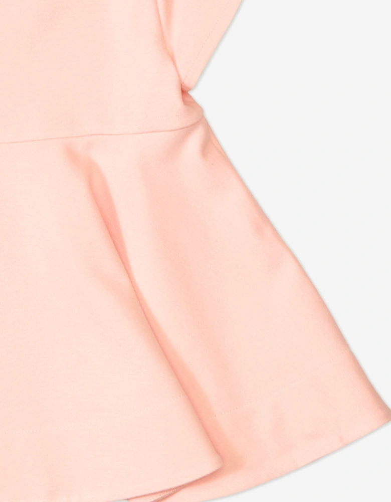 Baby Girls Logo Polo Dress in Pink