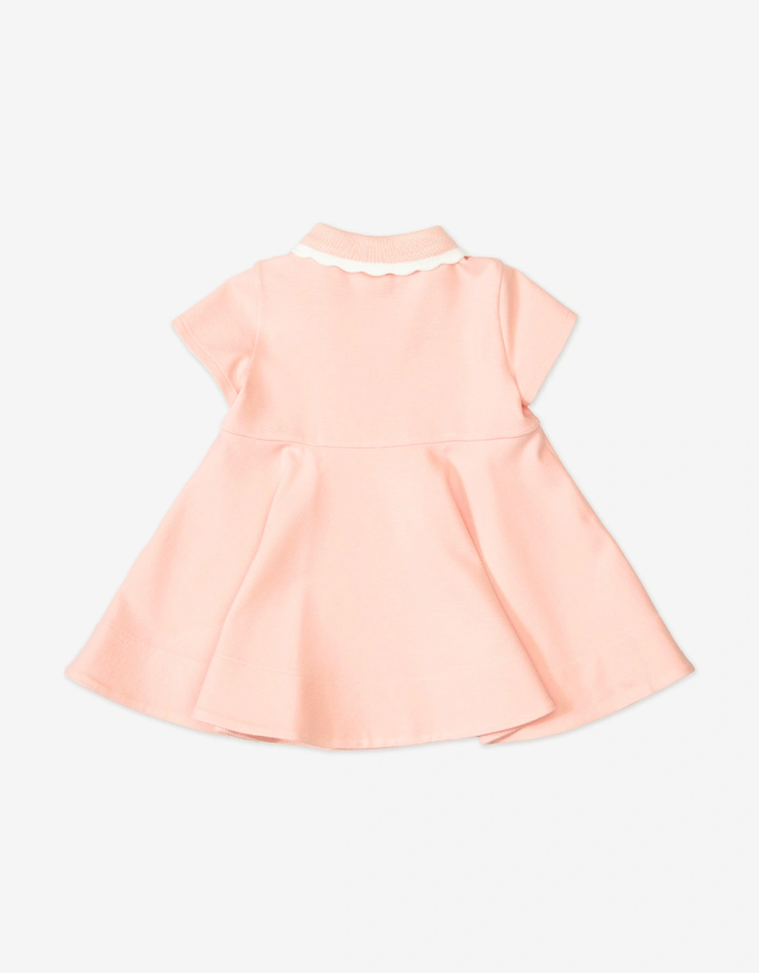 Baby Girls Logo Polo Dress in Pink