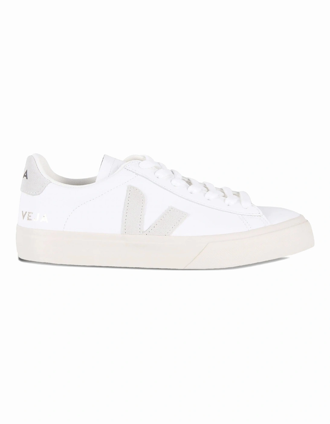 Veja Women's WOMENS CAMPO LEATHER SNEAKERS - Cream - Size: 5