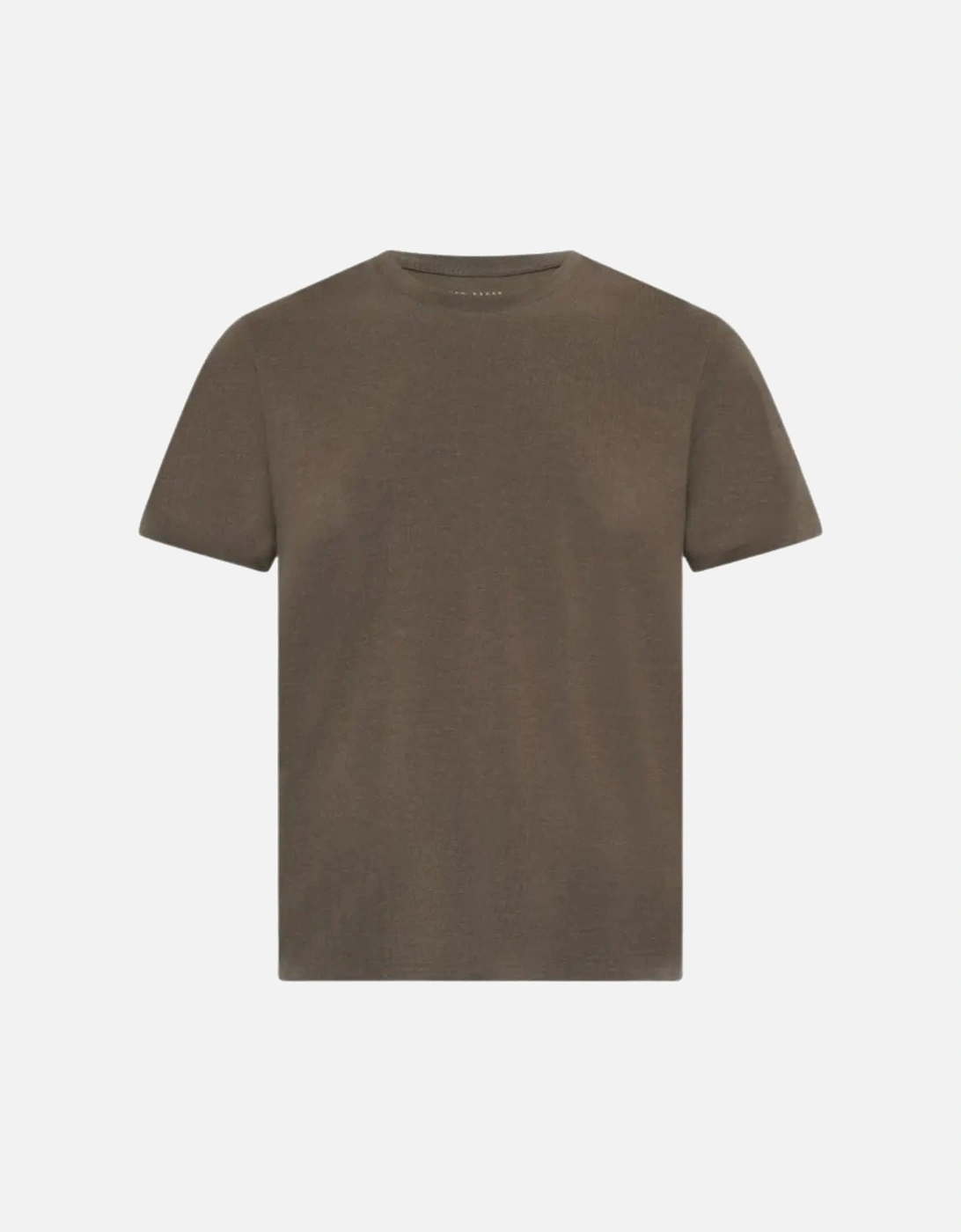 3-Pack Cotton Stretch Crew-Neck T-Shirts, Navy/Khaki/Black