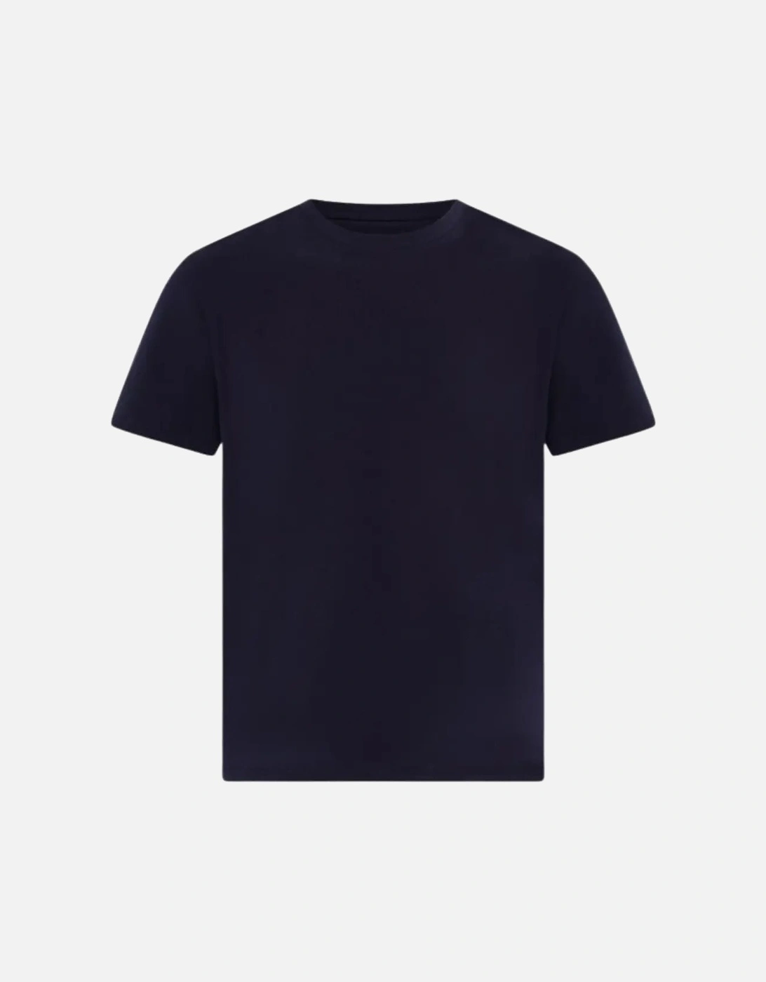 3-Pack Cotton Stretch Crew-Neck T-Shirts, Navy/Khaki/Black