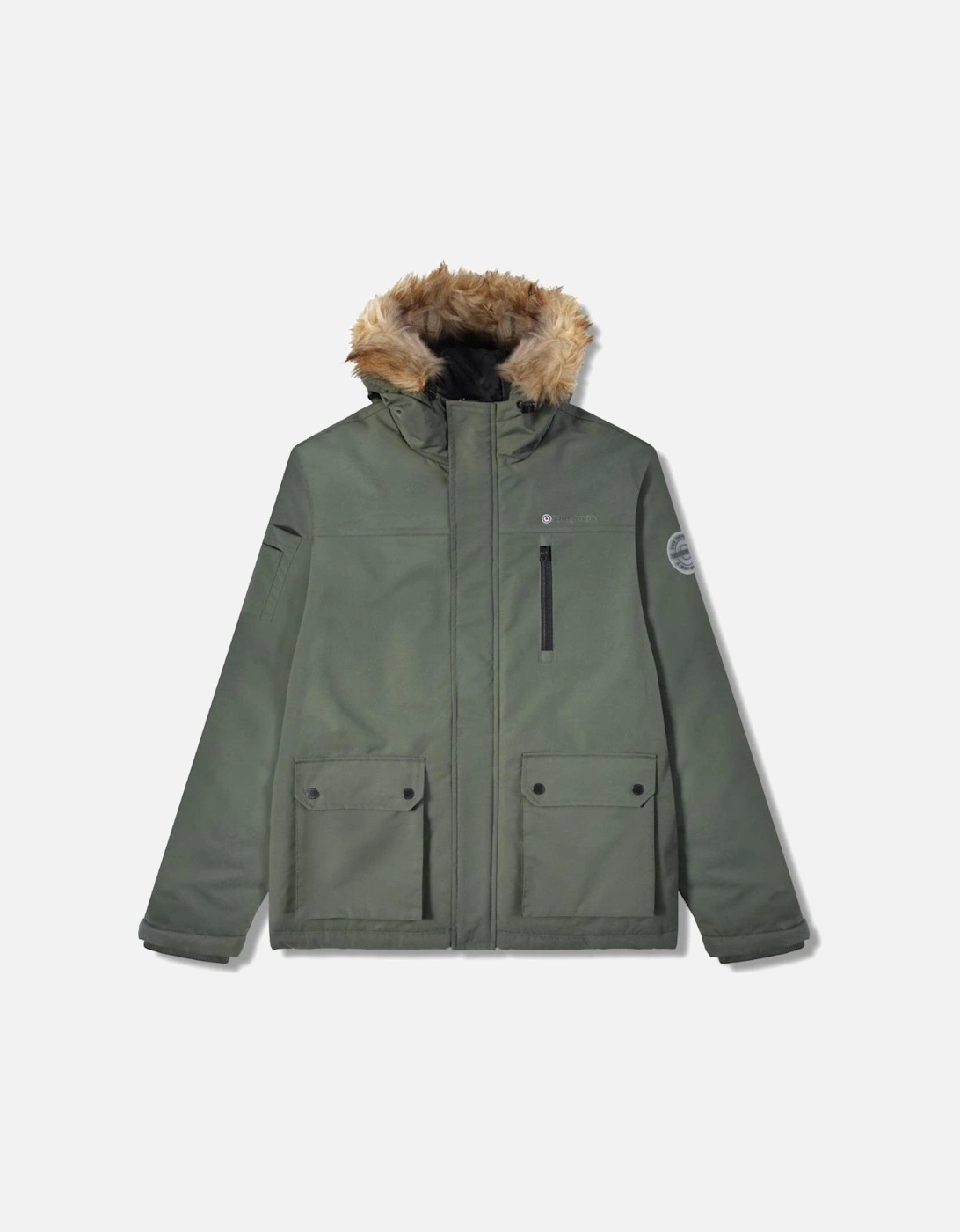 Mens Utility Parka Jacket, 2 of 1