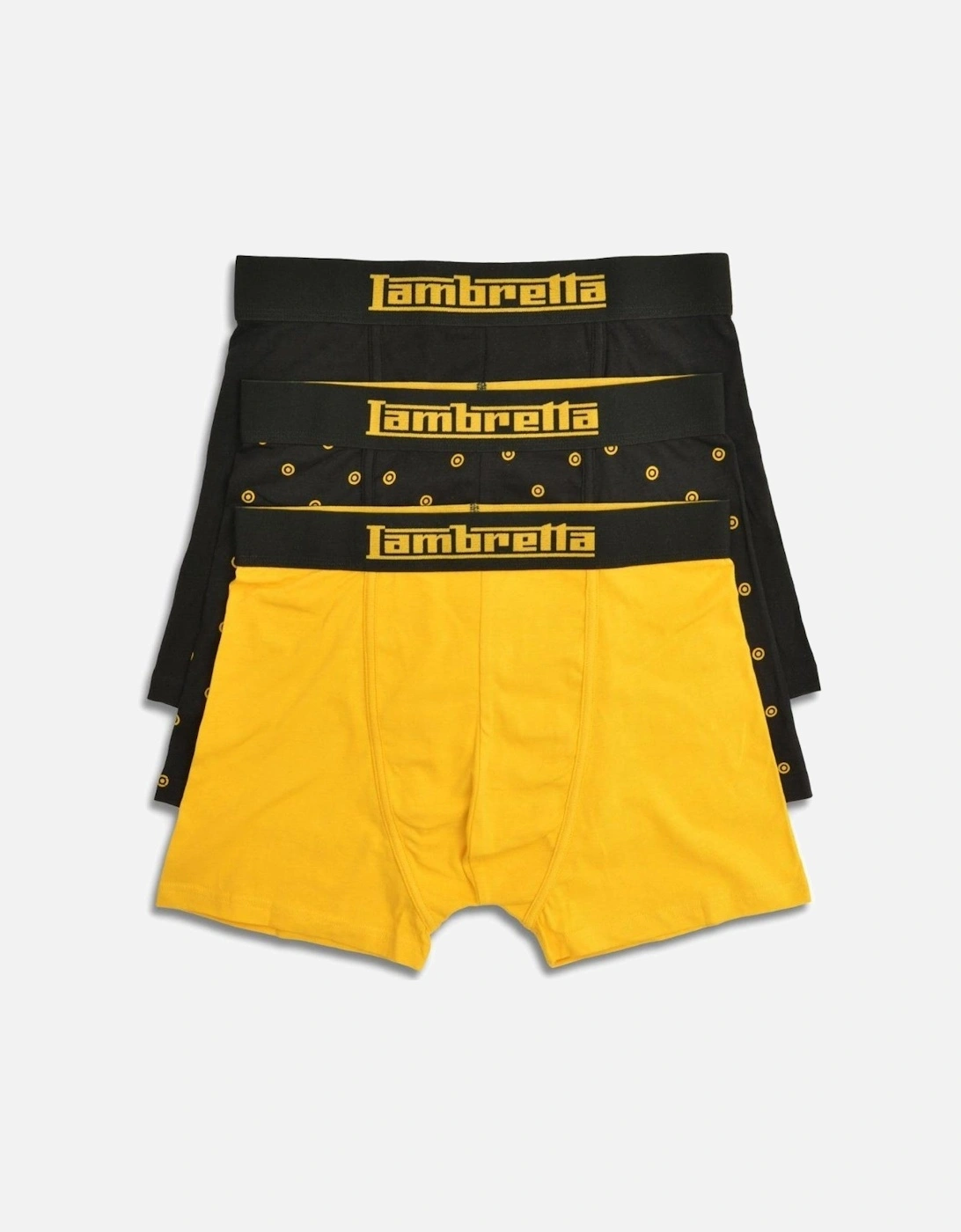 Mens 3 Pack Logo Band Boxer Shorts, 2 of 1