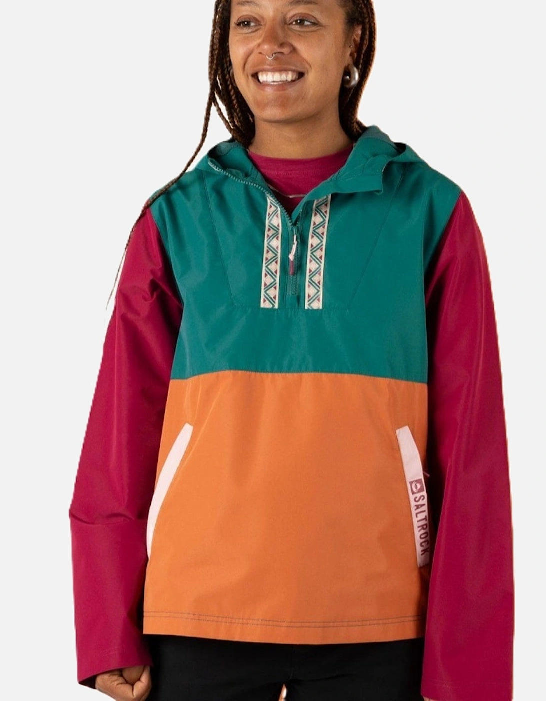 Womens Drea Water Resistant Waterproof Jacket, 2 of 1