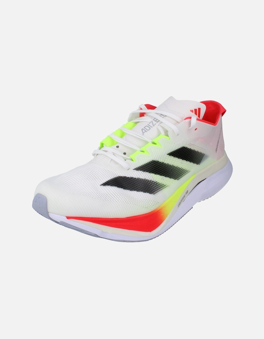 Men's Adidas Adizero Boston 12 Mens Sneakers  JQ2552 - White - Size: 11