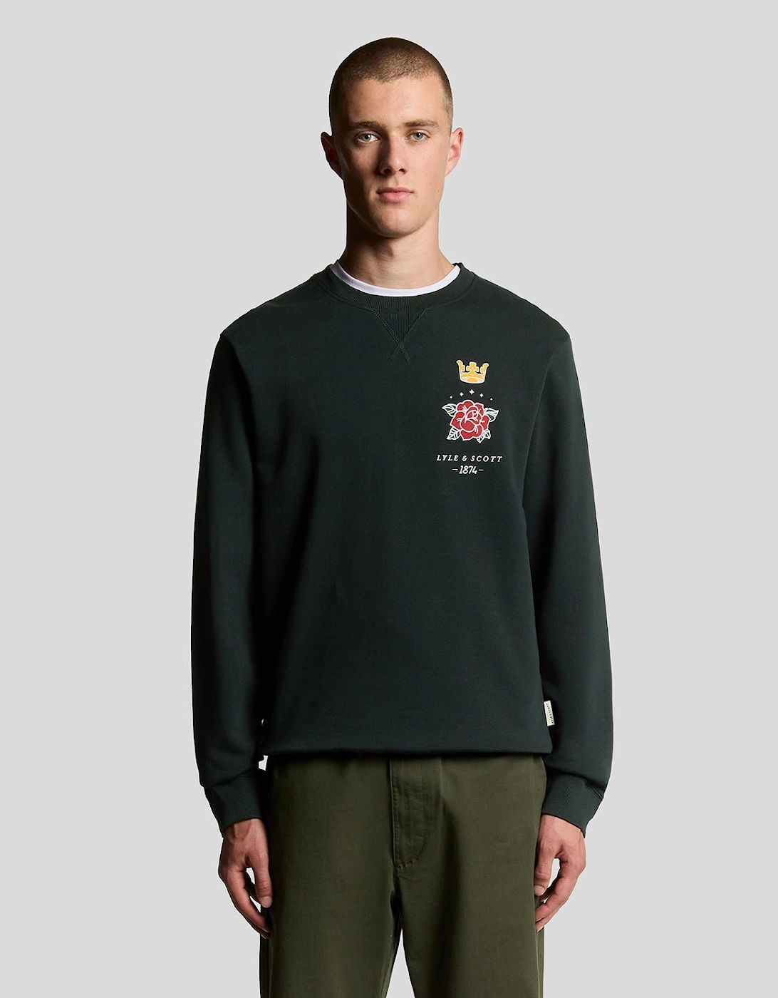 Pub Graphic Crew Neck Sweatshirt, 7 of 6