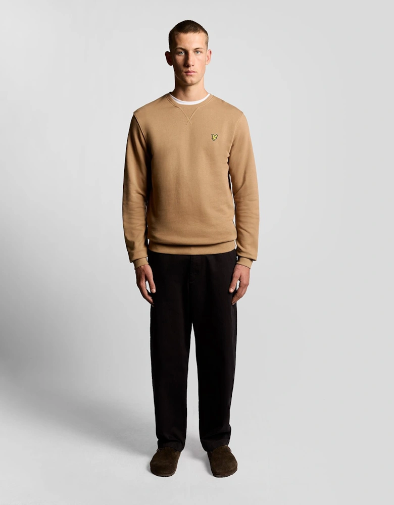 Cotton Crew Neck Sweatshirt