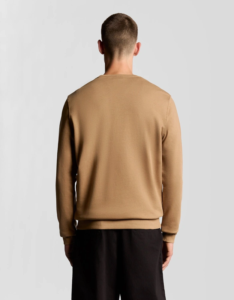 Cotton Crew Neck Sweatshirt