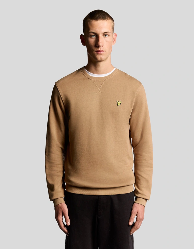 Cotton Crew Neck Sweatshirt