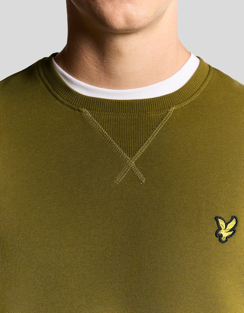 Cotton Crew Neck Sweatshirt