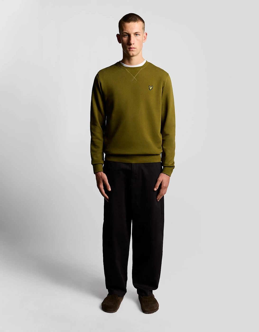 Cotton Crew Neck Sweatshirt