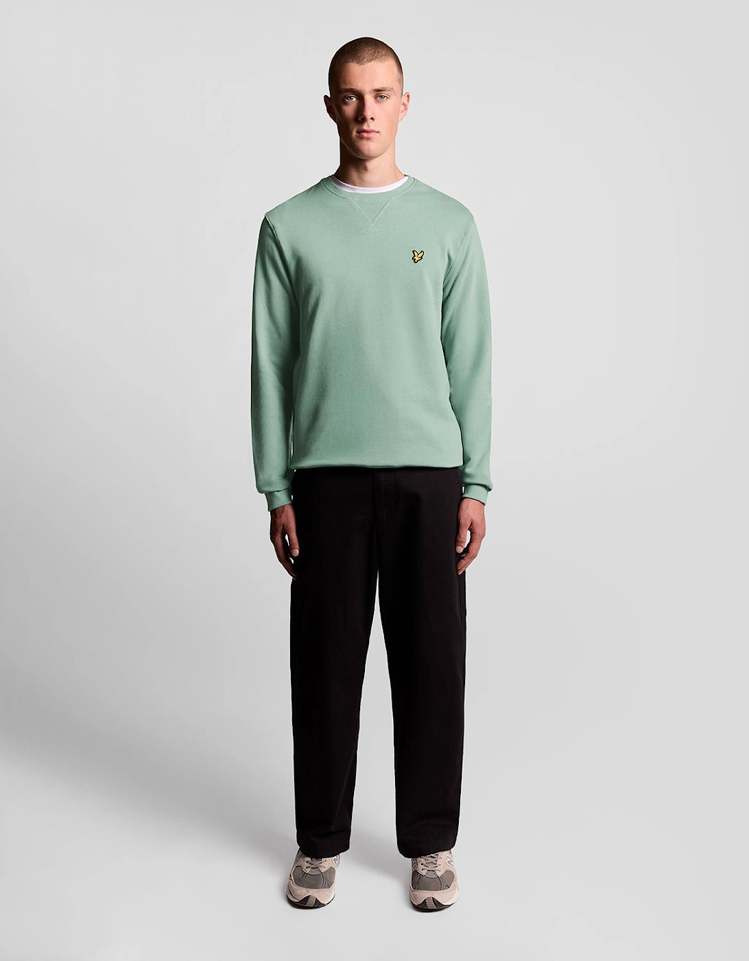 Cotton Crew Neck Sweatshirt