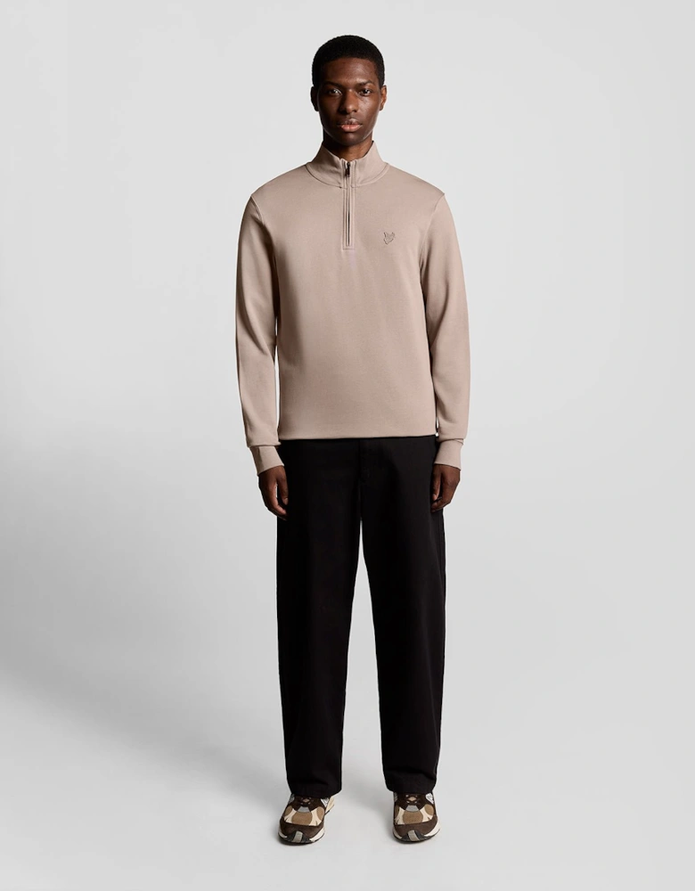 Superfine Cotton 1/4 Zip Sweatshirt