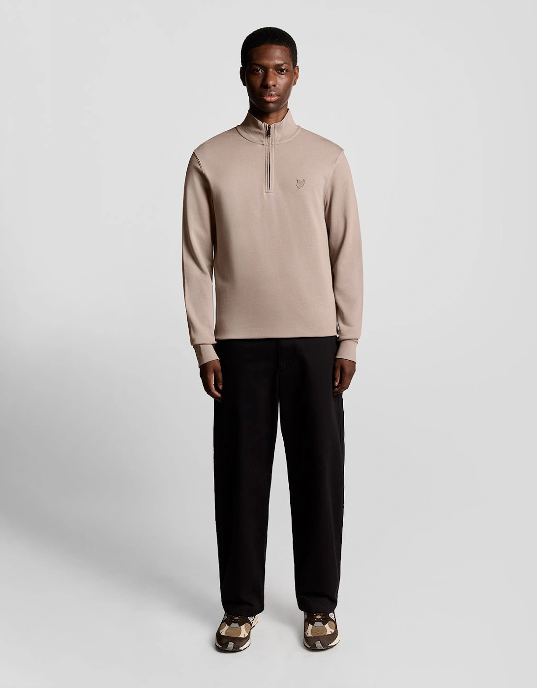 Superfine Cotton 1/4 Zip Sweatshirt