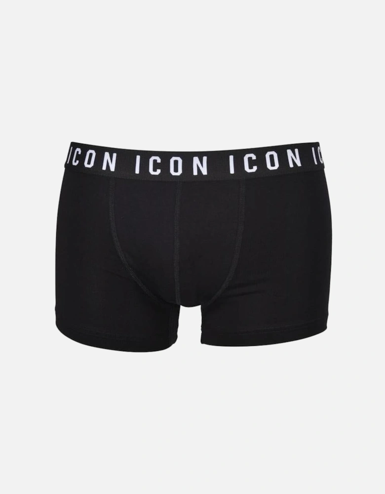 ICON Logo Boxer Trunk, Black