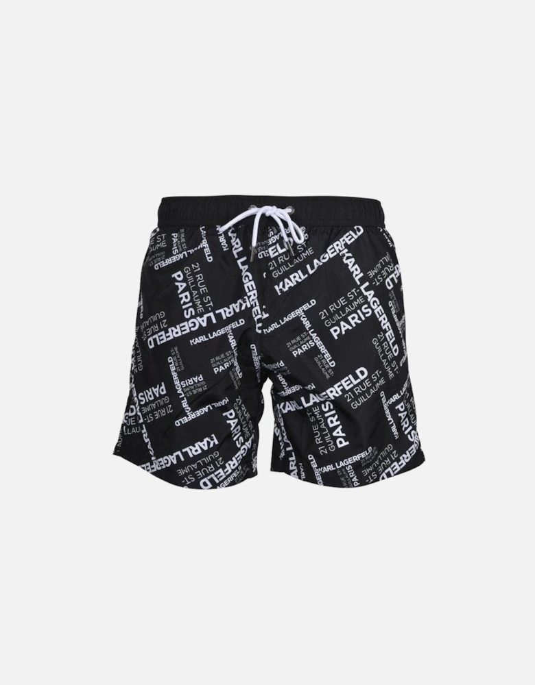 Rue St. Guillaume Swim Shorts, Black