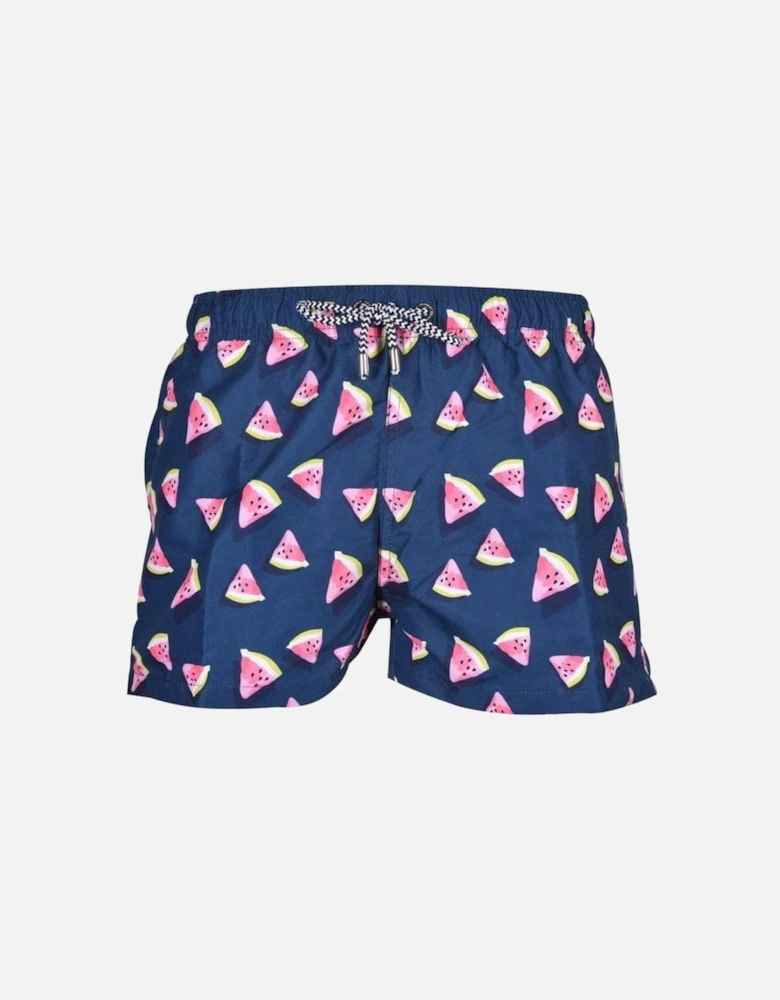 Watermelon Swim Shorts, Navy