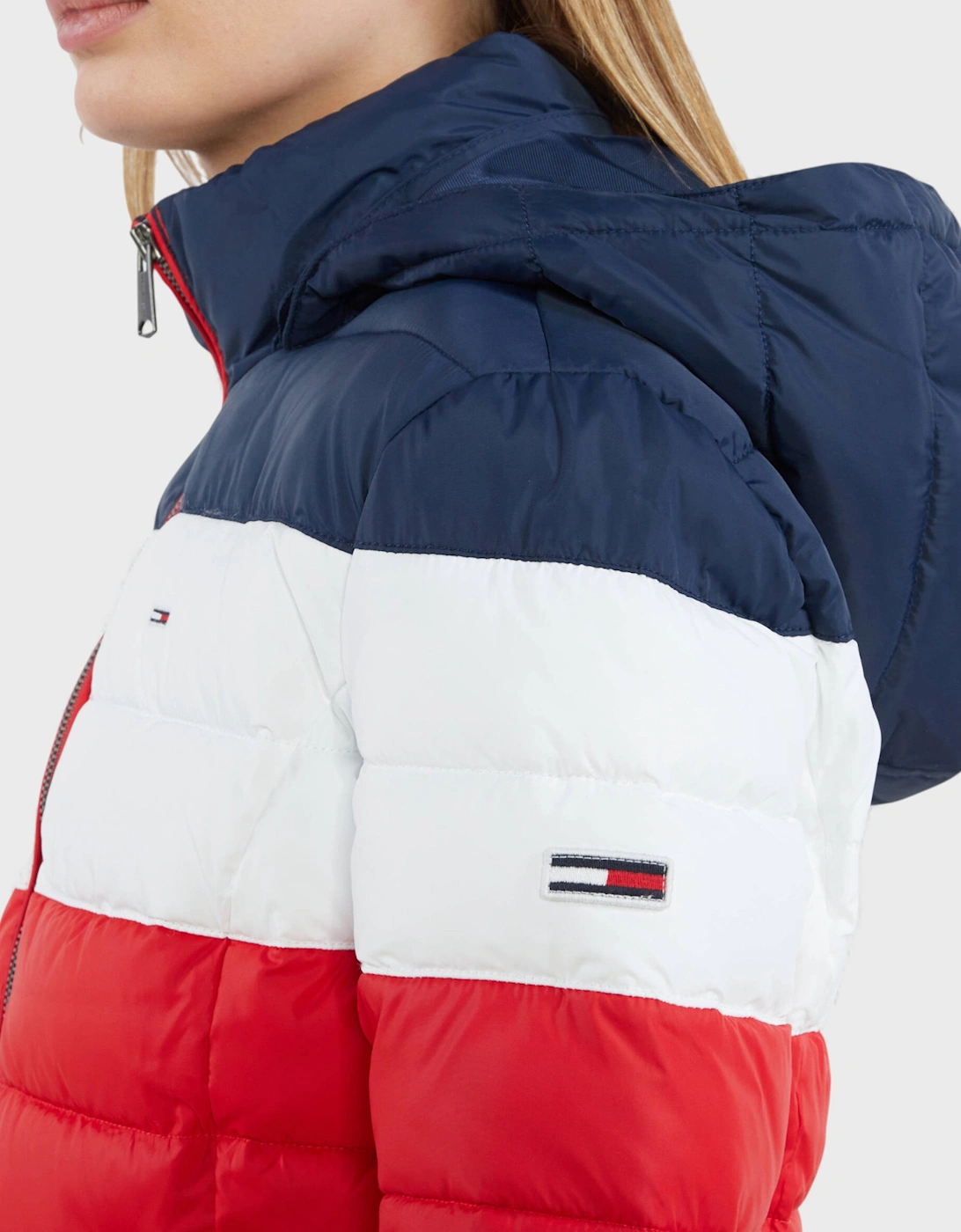 Colourblock Jacket Red Navy