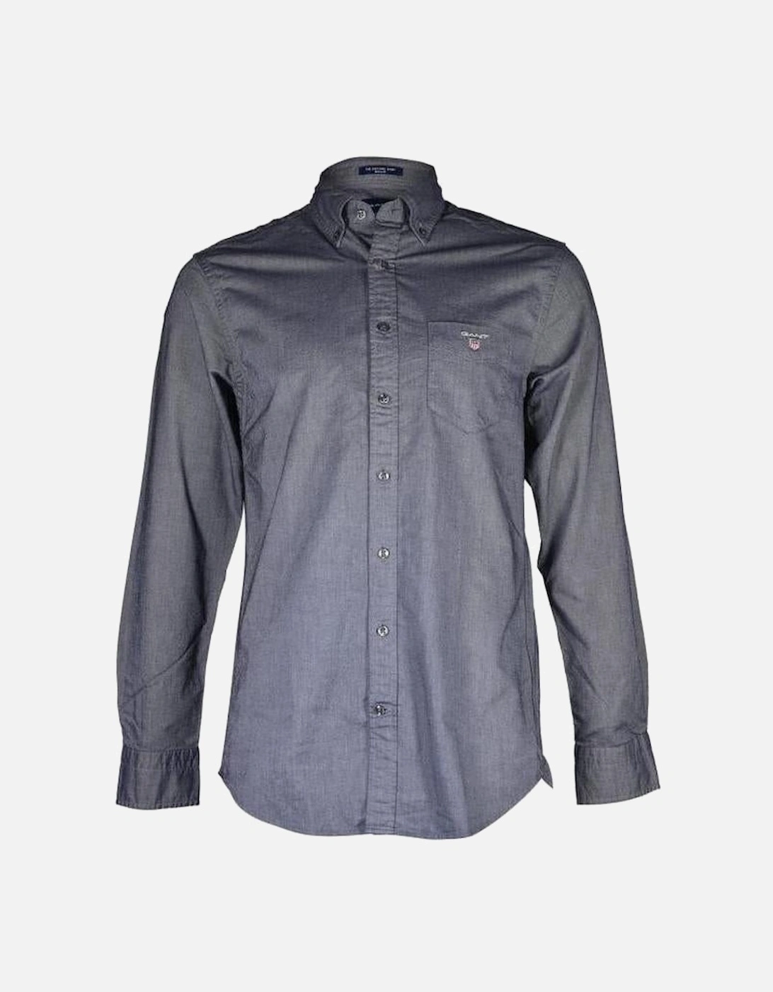Regular Fit Oxford Shirt, Black, 4 of 3