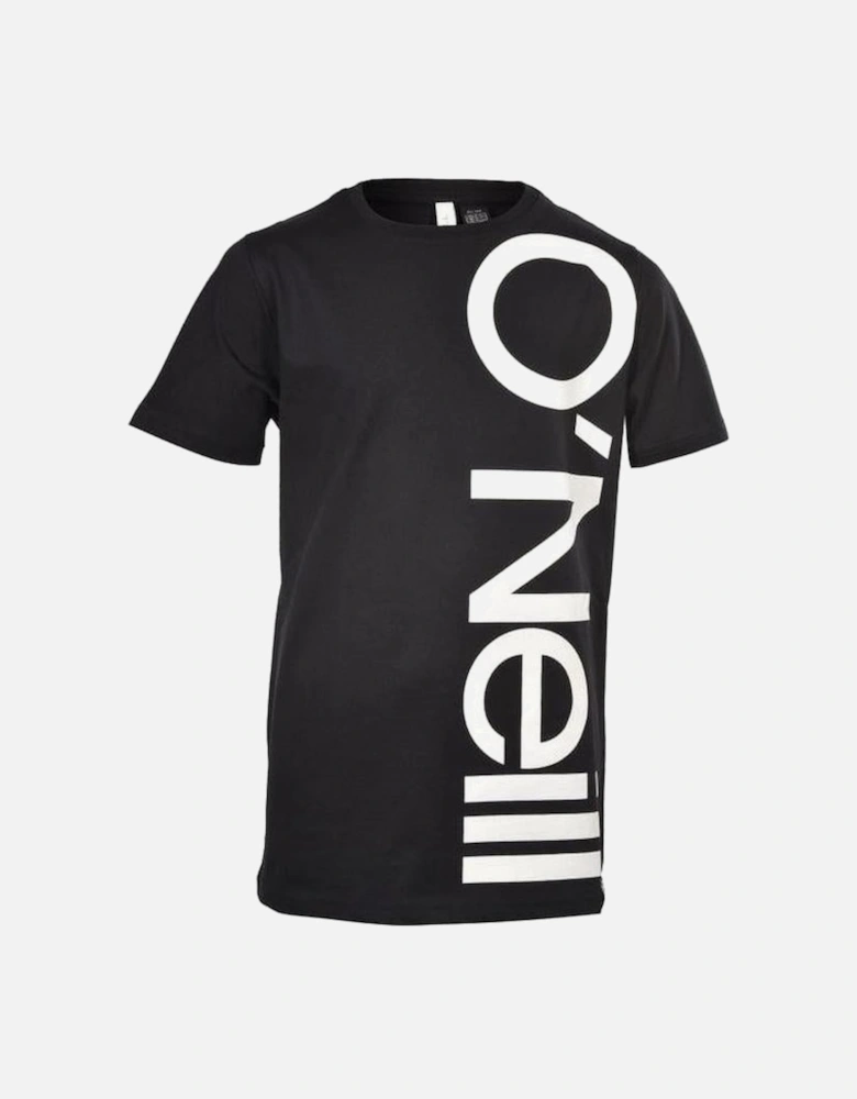 Boys Oversize Logo T-Shirt, Black Out