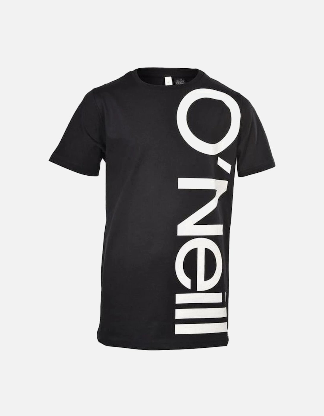 Boys Oversize Logo T-Shirt, Black Out, 4 of 3