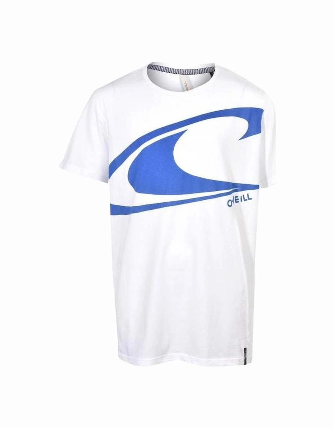 Boys Zoom Wave T-Shirt, Powder White, 4 of 3