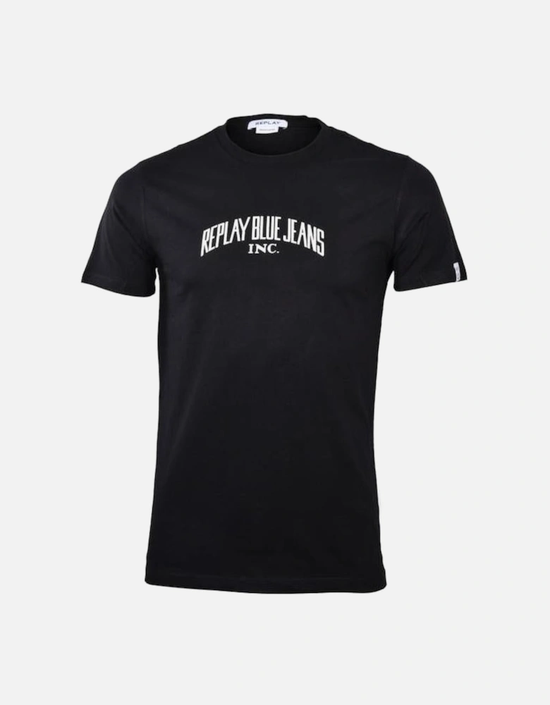 Blue Jeans Logo T-Shirt, Black