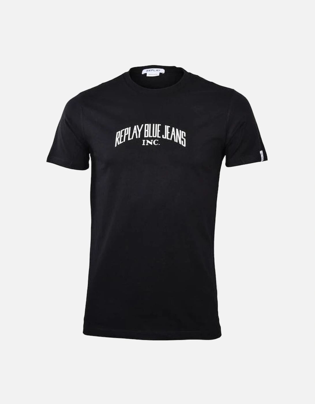 Blue Jeans Logo T-Shirt, Black, 4 of 3