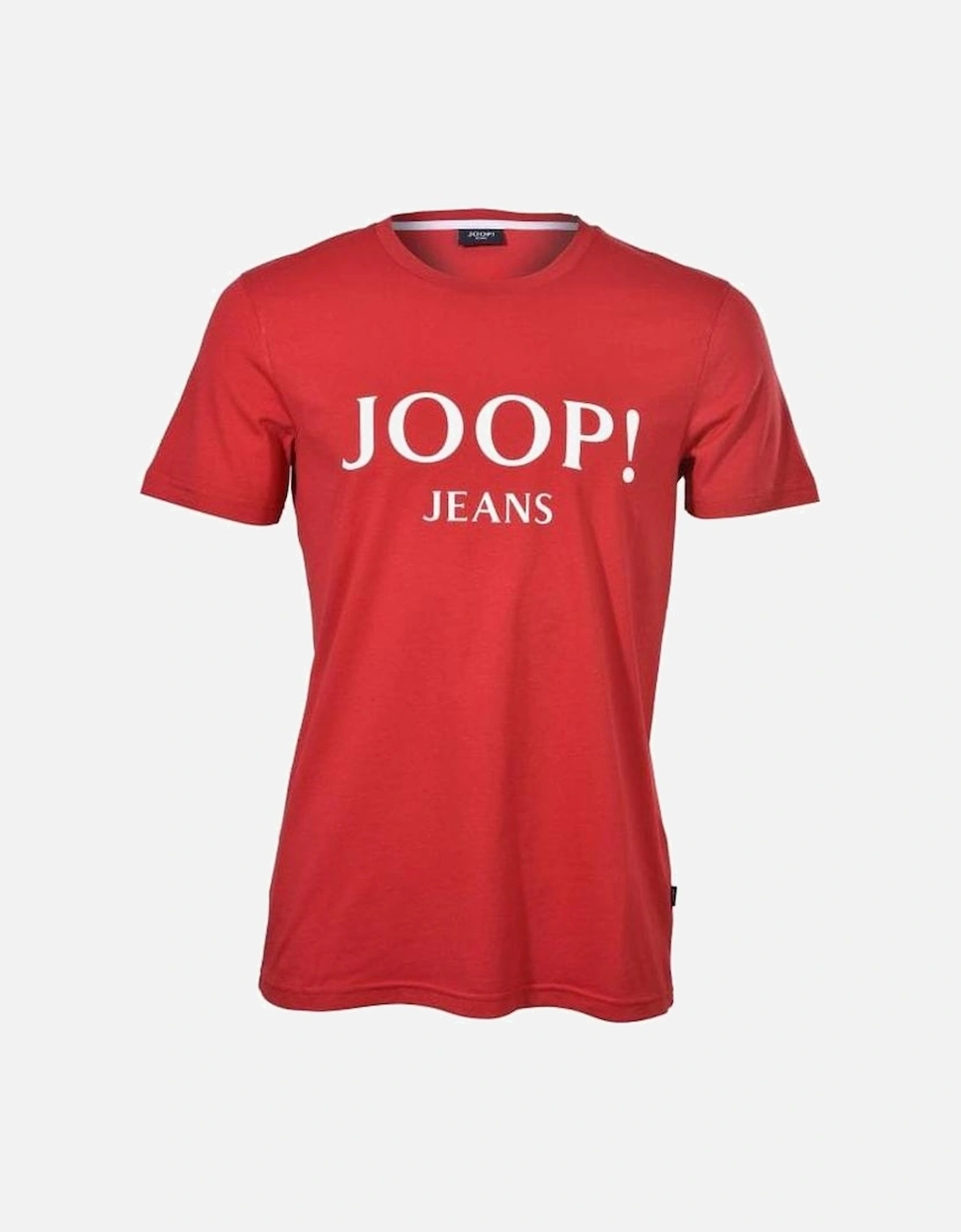 Jeans Logo Print T-Shirt, Red/white, 4 of 3