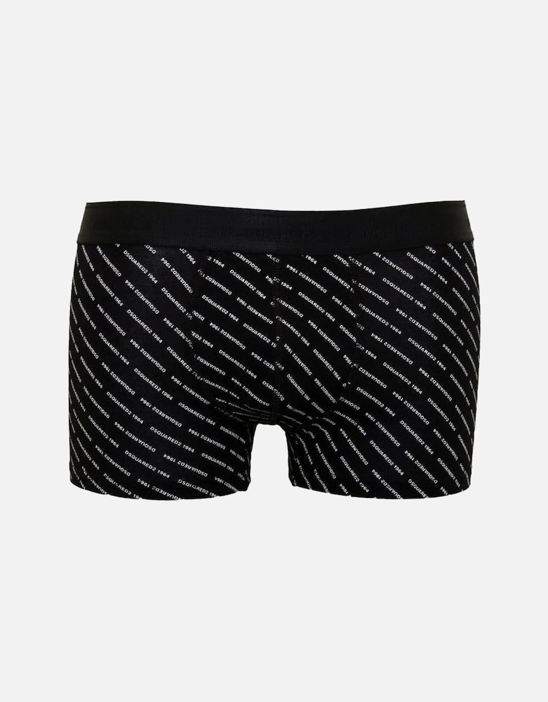 Repeat Logo Print Boxer Trunk, Black, 4 of 3
