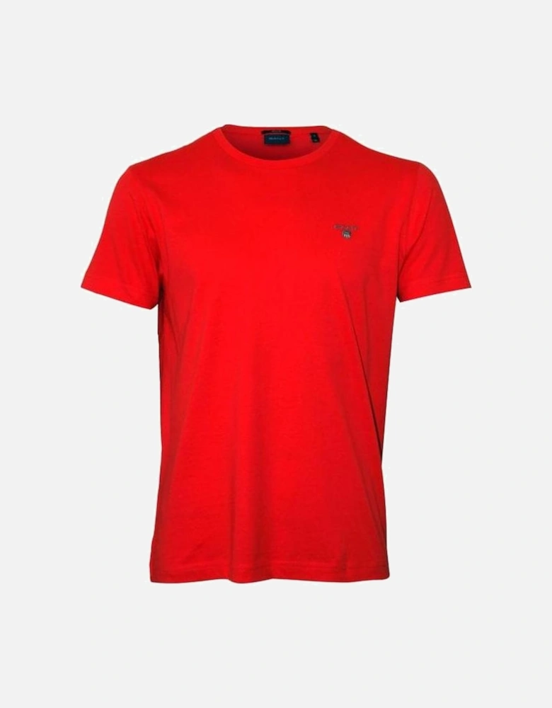 Original Solid Crew-Neck T-Shirt, Watermelon Red