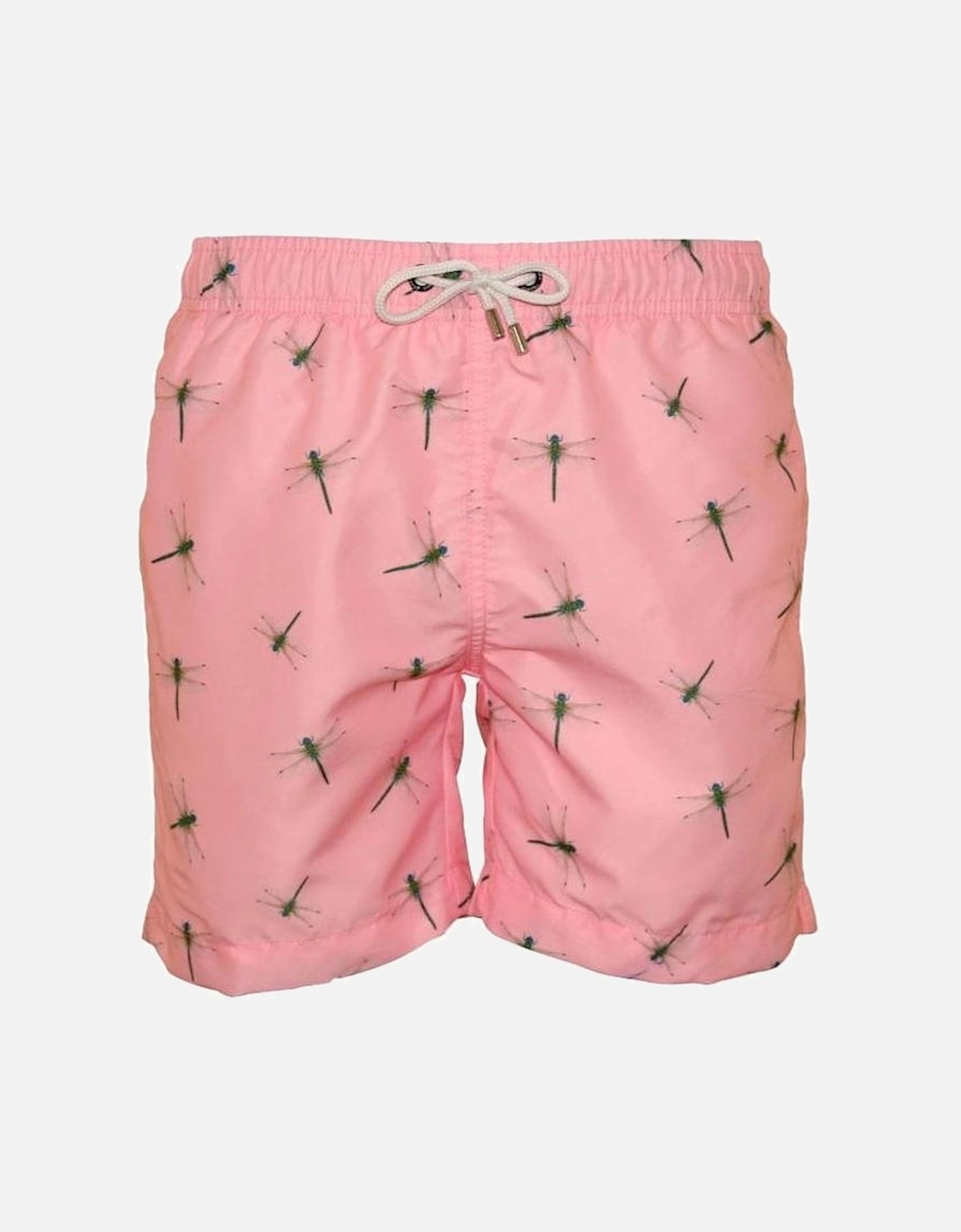 Dragonfly Print Swim Shorts, Pastel Pink, 8 of 7