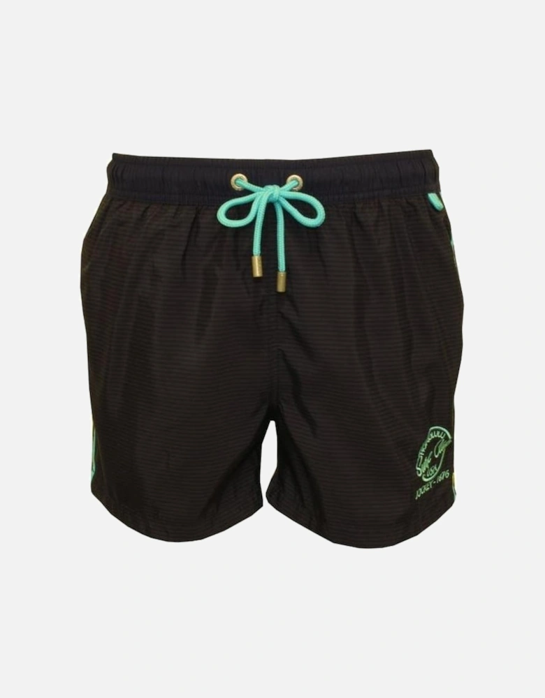 Surf Club Side Stripe Swim Shorts, Navy