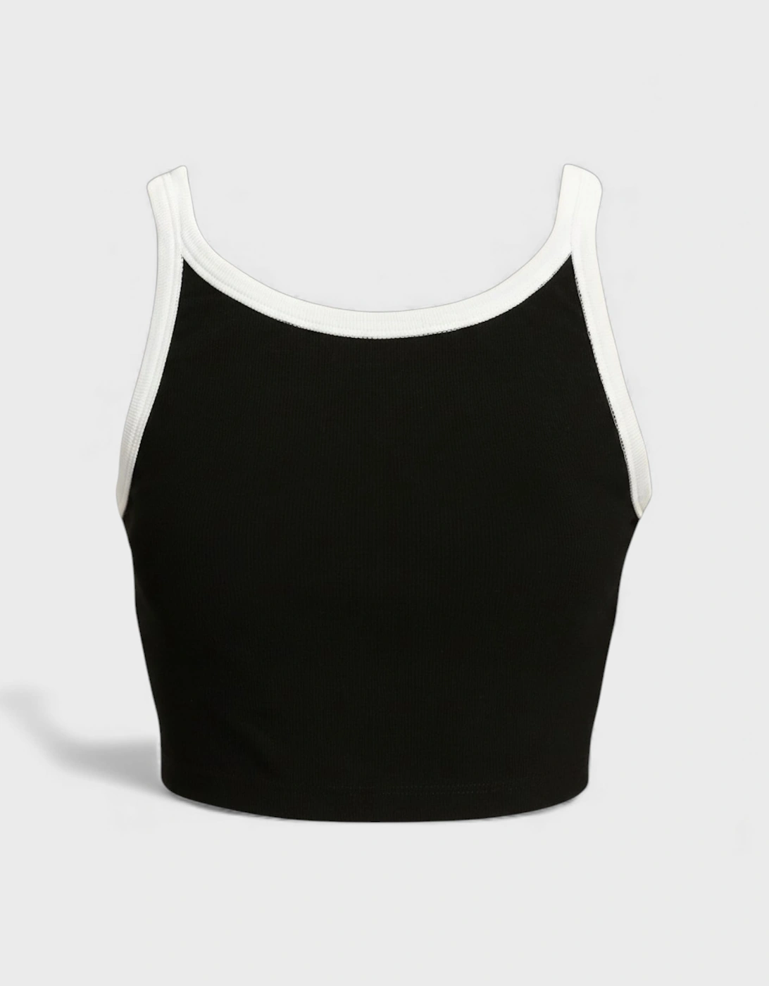 Monogram Tank Top Black White