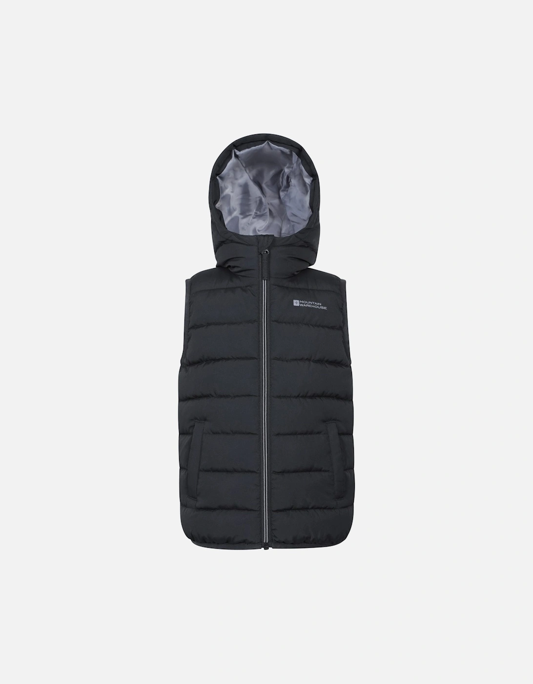 Childrens/Kids Rocko Water Resistant Hooded Sleeveless Body Warmer, 5 of 4