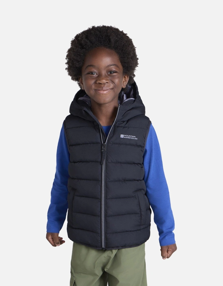 Childrens/Kids Rocko Water Resistant Hooded Sleeveless Body Warmer