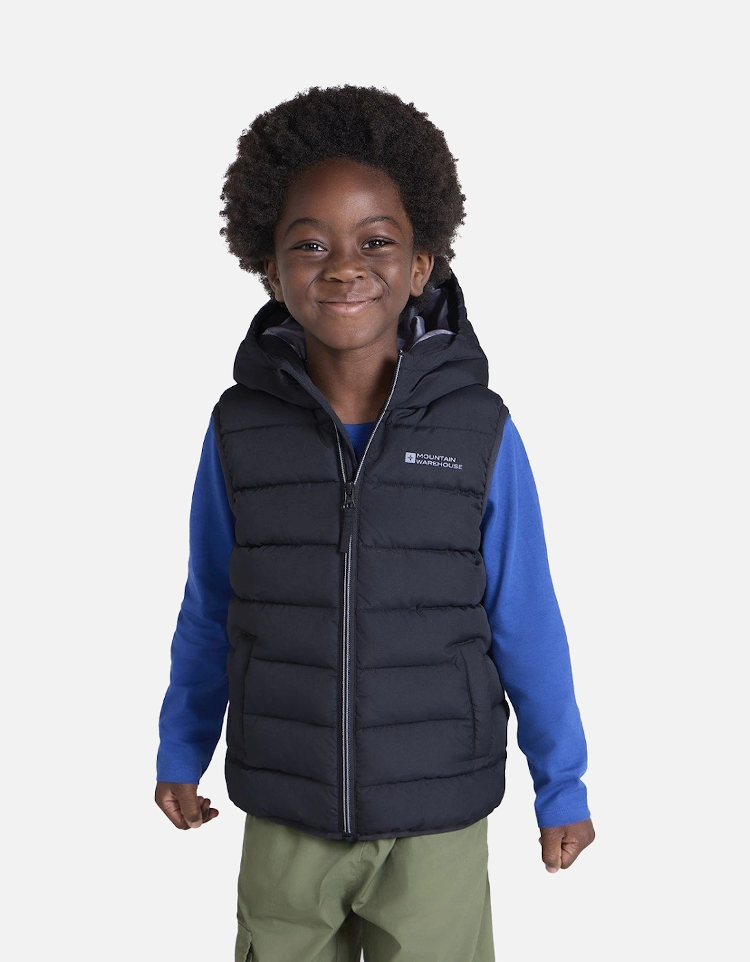 Childrens/Kids Rocko Water Resistant Hooded Sleeveless Body Warmer