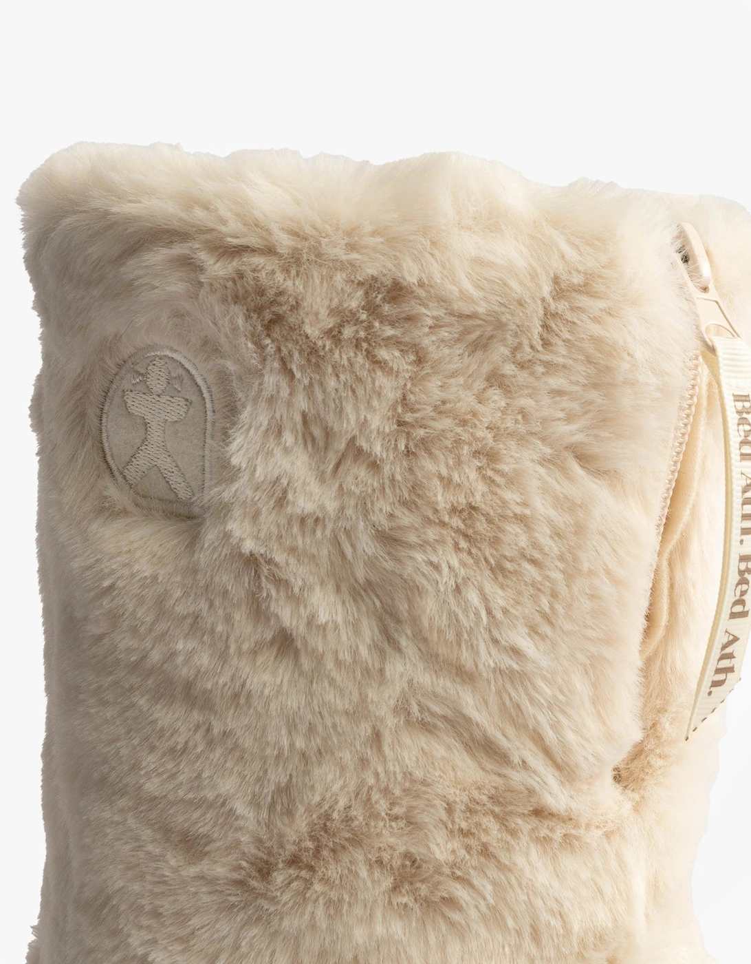 Bedroom Athletics MONROE Womens Faux Fur Boot Slippers Cream/Moonrock