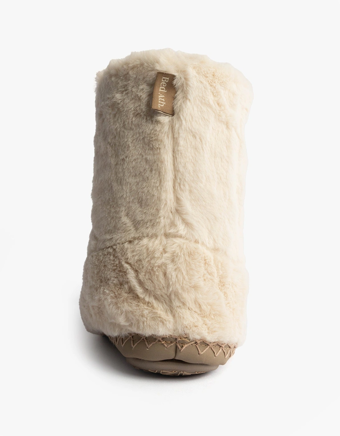Bedroom Athletics MONROE Womens Faux Fur Boot Slippers Cream/Moonrock